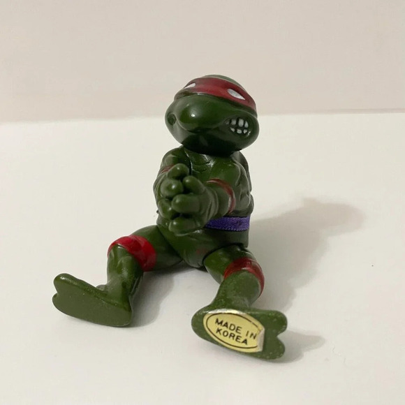 Vintage Teenage Mutant Ninja Turtles Raphael  Hugger Pencil Topper TMNT - Picture 1 of 16